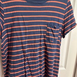 Striped Shirt - Blue and Orange